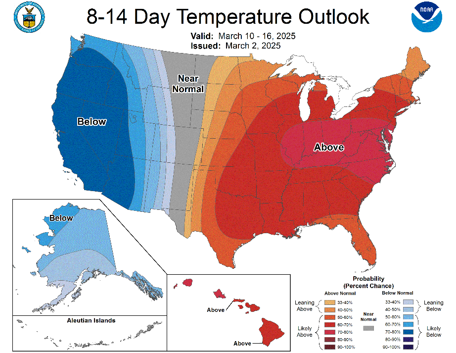 Temp Map Insider March